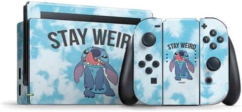 ألعاب Skinit Scenit Maming Skin متوافقة مع حزمة Nintendo Switch - ديزني ليلو مرخص رسميًا وغرزة تصميم غريب in Saudi Arabia