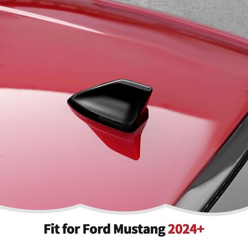 RT-TCZ Roof Antenna Cover Trim Decoration Exterior Accessories for Ford Mustang 2024 2025 (Black) in Kuwait