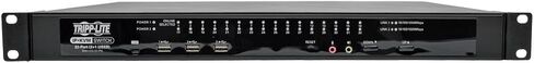 TRIPP LITE 32-PORT CAT5 IP KVM SWITCH ، 1U RACK-MOUNT ، 2+1 مستخدم ، RJ45 ، USB ، PS/2 ، Serial ، VGA أو DVI ، TAA (B064-032-02-IPG) in Kuwait