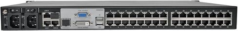 TRIPP LITE 32-PORT CAT5 IP KVM SWITCH ، 1U RACK-MOUNT ، 2+1 مستخدم ، RJ45 ، USB ، PS/2 ، Serial ، VGA أو DVI ، TAA (B064-032-02-IPG) in Kuwait