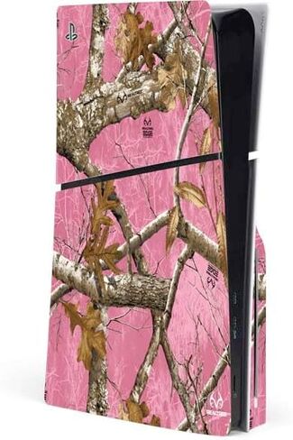Skinit Decal Gaming Skin Compatible with PS5 Slim Disk Console - Officially Licensed Realtree Edge Camo Design in Saudi Arabia