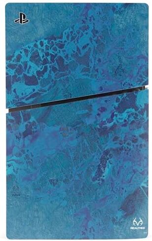 Skinit Decal Gaming Skin Compatible with PS5 Slim Disk Console - Officially Licensed Realtree Edge Camo Design in Saudi Arabia