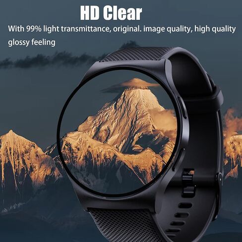 Compatible for Moto Watch 120 Screen Protector, [3 Pack] 3D Full Coverage PET Soft Screen Protector Film Compatible for Moto Watch 120 (3 Pack) in Saudi Arabia