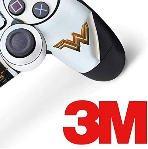 ألعاب Skinit Scenit Gaming Skin متوافقة مع وحدة تحكم PS4 - مرخص رسميًا DC Comics Wonder Woman Action تصميم ملصق in Kuwait