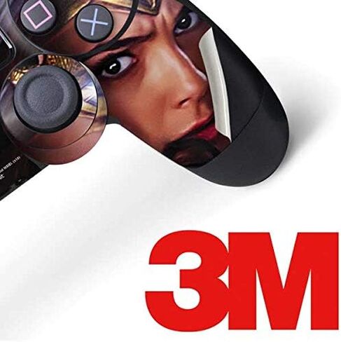 ألعاب Skinit Scenit Gaming Skin متوافقة مع وحدة تحكم PS4 - مرخص رسميًا DC Comics Wonder Woman Action تصميم ملصق in Kuwait