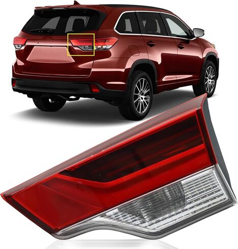 ضوء الذيل الداخلي الأيسر مناسب لسيارة Toyota Highlander 2017 2018 2019، استبدال مجموعة مصابيح LED الخلفية (جانب السائق) in Saudi Arabia