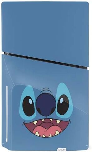 Skinit Decal Gaming Skin Compatible with PS5 Slim Disk Console - Officially Licensed Disney Lilo and Stitch Pineapple Stitch Design in Saudi Arabia
