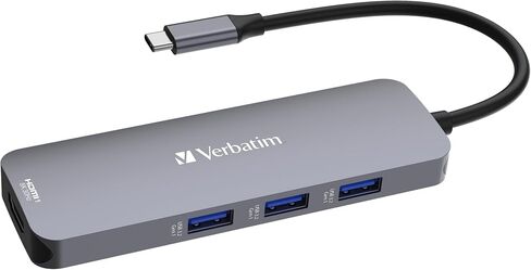 Verbatim USB-C Pro Multiport Hub 5 Port CMH-05, gray, 32151 in Saudi Arabia
