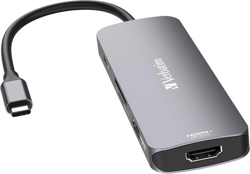 Verbatim USB-C Pro Multiport Hub 5 Port CMH-05, gray, 32151 in Saudi Arabia