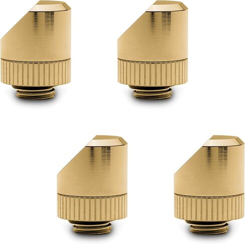 EKWB EK-Torque 45 Degree Angled Rotary Fitting, Black, 4-Pack in Saudi Arabia