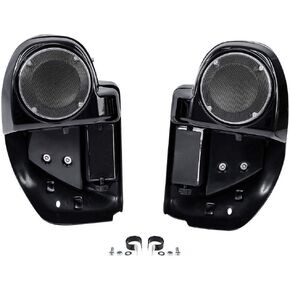 TCMT 6.5" Speaker Box Pod Lower Vented Fairing Fits for Harley Air-Cooled Touring Road King Street Glide Road Glide Electra Glide 2014-2023 CVO Limited FLHTKSE 2018-2020 Vivid Black