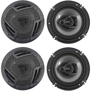 Rockville (4) RV6.3A 6.5" 3-Way Car Speakers 750 Watts/140 Watts RMS CEA Rated