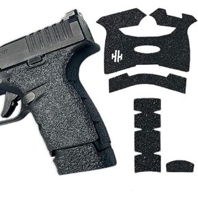 Handleitgrips Gun Grip Tape Compatible with Springfield Hellcat Basic (No Hellcat Logo) - Black Textured Rubber Pistol Grip Tape, Easy Installation, Gun Parts & Accessories, Veteran Owned, Made in USA