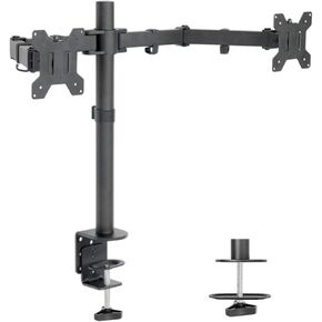 Freedom9 2XC Dual Monitor Mount Clamp MNT 17 Center Pole Max 32 Display