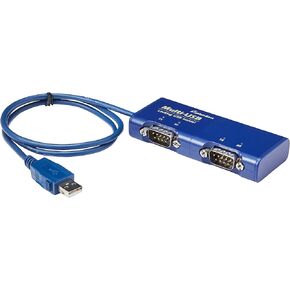 Systembase - مصنوعة في كوريا - USB إلى 2 PORTS R422 RS485 كابل التسلسلي USB (USB إلى RS422 RS485 محول) ، موصل USB 2.0 ، DB9 ذكر ، كابل 1.96 قدم (0.6M) موصل USB المطبق (Multi -2/USB Combo)