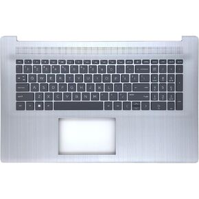Replacement Upper Case Palmrest for HP 17-CP2 17T-CN400 17-CN 17-CN0070CL 17-CN3007TG 17-CN3033CL 17-CP3045CL 17-CN3165CL Series Laptop with Backlit Keyboard Top Cover N39376-001
