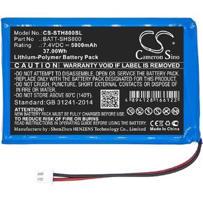 Cameron Sino Battery for Siglent SHS1000, SHS800 PN:Siglent BATT-SHS800 5000mAh / 37.00Wh