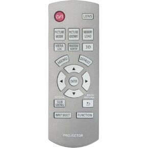 N2QAYB000680 Replace Remote Control Compatible with PANASONIC Projector PT-AE8000 PT-AE7000 PT-AE4000 PT-AR100EH PT-AT6000E PT-AT5000E PT-AE7000U PT-AE7000EA PT-AE8000U N2QAYB000450 N2QAYB000681