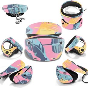 مجردة Art PS VR2 Skins - الغطاء الوقائي الحديث لسماعات الواقع الافتراضي التجريد - 0295