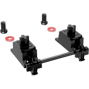 DUROCK Stabilizers V3, Screw-in Stabilizers with 2u, 6.25u, 7u Wires, PCB Mount for Mechanical Keyboards (Nero 100% Kit)