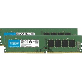 Crucial Memory Bundle with 32GB (2x16GB) DDR4 PC4-21300 2666 MT/s DR X8 DIMM 288-Pin Memory (CT2K16G4DFD8266) Compatible with OptiPlex SFF, Tower 3050, 3060, 3070, 5050, 5060, 5070, 7050, 7060, 7070