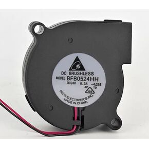 BFB0524HH ELOMILE Fan BFB0524HH DC24V 0.2A 5015 5CM Turbine Centrifugal Blower Cooling Fan