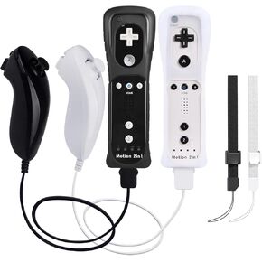 TechKen 2Packs Wii Remote Wii Controller Compatible With Wii