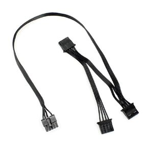 JMT Great Wall Dragon Module Line 5p إلى Large 3 Sata 4p 5pin إلى خط الطاقة الصلب 4pin خط الطاقة من 1 إلى 3 خادم Server Multiplier Cable Cable 80cm