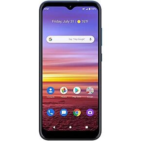 AT&T Prepaid Radiant Max 32GB, 6.5 inch HD+ Display, Prepaid Smartphone - Cobalt Blue