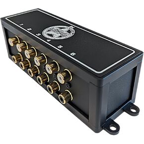 Sky High Car Audio SHCA Premium 1 to 6 RCA كتلة توزيع