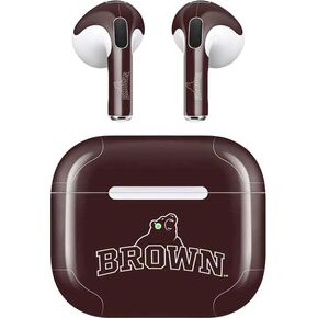 Skinit Decal Audio Skin Compatible with Apple AirPods (3rd Gen, 2021) - Officially Licensed Brown University Outline Design