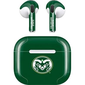 Skinit Skinit Audio Audio Skin متوافق مع Apple Airpods (3rd Gen ، 2021) - تصميم شعار CSU Rams المرخص رسميًا
