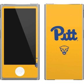 Skinit MECAL MP3 Player Skin متوافق مع iPod Nano (7th Gen & 2012) - College College Pitt Panthers التصميم الأصفر رسميًا