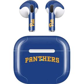 Skinit Decal Audio Skin Compatible with Apple AirPods (3rd Gen, 2021) - Officially Licensed Panthers Pitt Design