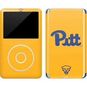 Skinit Decal MP3 Player Skin Compatible with iPod Classic (6th Gen) 80GB - Officially Licensed College Pitt Panthers Yellow Design