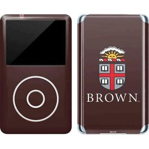 Skinit MECAL MP3 Player Skin متوافق مع iPod Classic (6th Gen) 80 جيجابايت - تصميم شعار جامعة براون المرخص رسميًا