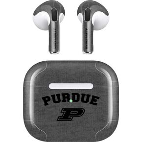 Skinit Decal Audio Skin Compatible with Apple AirPods (3rd Gen, 2021) - Officially Licensed Purdue Grey Logo Design