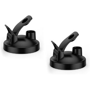 2 Packs Blender Flip Top to Go Lids Replacement for KOIOS Blender, Cup Parts Accessories Lid for KOIOS BL219B BL328B BL337B