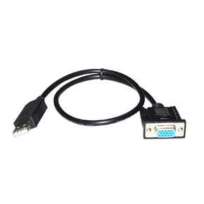 FT232RL CHIP USB to VGA 15-PIN FEMALE ADAPTER RS422 SERIAL PROGRAM COMMUNICATION CABLE for CTB SERVO DRIVER T4 PORT(3 metres)