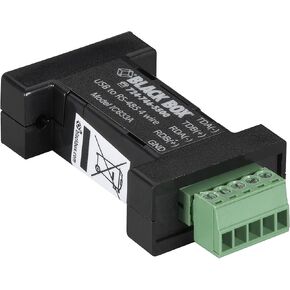 Black Box USB 2.0 to RS485 4-Wire Converter, Terminal Block, 1-Port