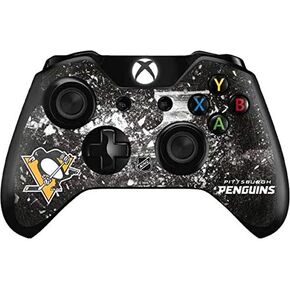 Skinit Skinit Gaming Gaming Skin متوافق مع جهاز التحكم Xbox One - NHL Pittsburgh Penguins مرخص رسميًا
