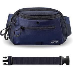 AGPTEK Concealed Carry Fanny Pack for Men & Women, 2L Tactical Waist Bag with Adjustable Holster, Compact CCW Belt Bum Pouch for Travel, Hiking,Running, Fishing, EDC & Everyday Use