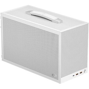 PCCOOLER CPS K101 Mini ITX PC Case, Mesh High Airflow SFF Chassis, Fits 340mm GPU, 3X 12015 Slim Fan Support, Ergonomic Handle, Tool-Free Side Panels, USB 3.0 & Type-C (Pcie Riser Cable Not Included)