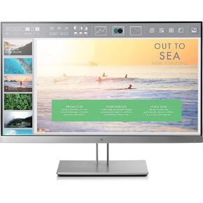 HP EliteDisplay E233 23-Inch Screen LED-Lit Monitor Silver (1FH46AA#ABA) (Renewed)