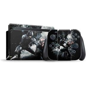 Skinit Decal Gaming Skin Compatible with Nintendo Switch Bundle - Officially Licensed DC Comics Batman Begins Art Design