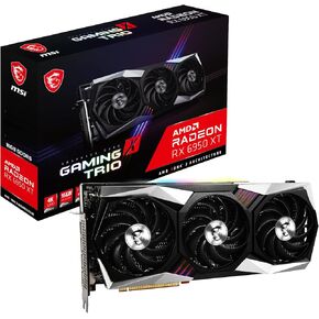 MSI Gaming Radeon RX 6950 XT 256-bit 16GB GDDR6 DP/HDMI Triple Torx 4.0 Fans FreeSync DirectX 12 VR Ready RGB Graphics Card (RX 6950 XT Gaming X Trio 16G)