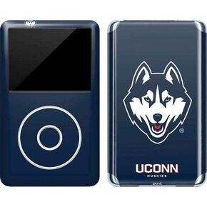 Skinit Decal MP3 Player Skin Compatible with iPod Classic (6th Gen) 80GB - Officially Licensed College University of Connecticut Huskies Design