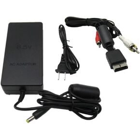 Power Supply and AV Cable for PlayStation 2 System PS2