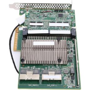 4 GB PCIe X8 SAS Controller Card with 2 SAS Ports, Highspeed Data Smart Array Card, Controller Card for PCIe X8