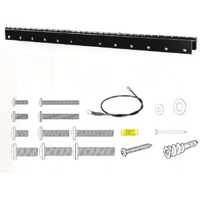 Studless TV Wall Mount for VESA 32-75 Inch Flat Screen, No Stud Drywall TV Hanger - No Drill & No Damage Easy Installation TV Hanging Bracket for LED LCD Monitors - Up to 150 lbs Hardware Included
